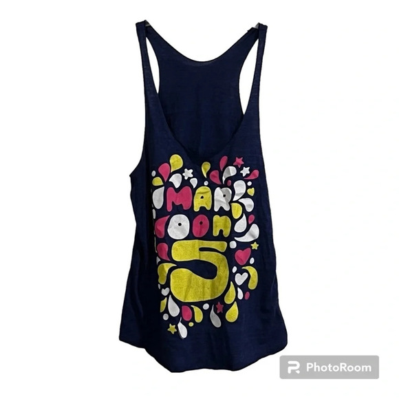 Purple Racerback Maroon 5 Top - Picture 1 of 9